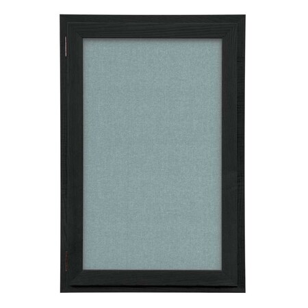 United Visual Products Outdoor Enclosed Combo Board, 42"x32", White Frame/Black & Cinnabar UVCB4232ODW-BLACK-CINNABA